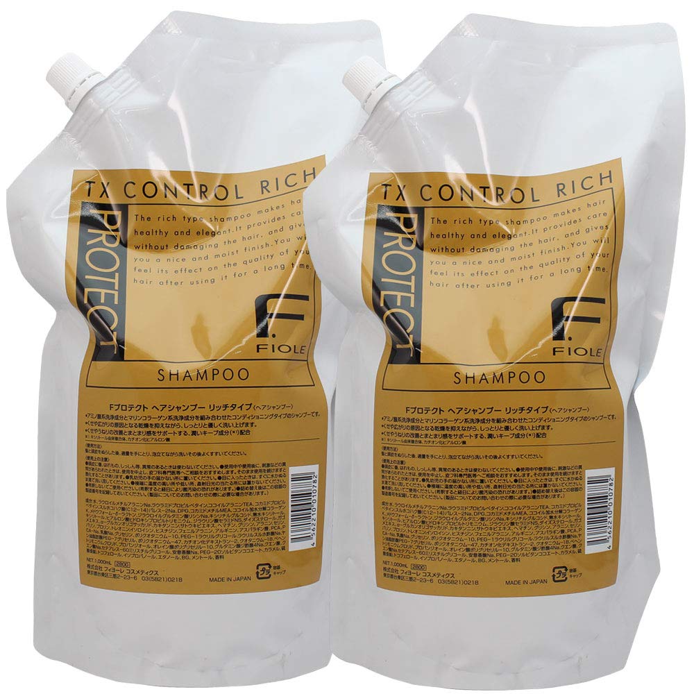 【X2個セット】 フィヨーレ Fプロテクト ヘアシャンプー リッチタイプ 1000ml 詰替え用