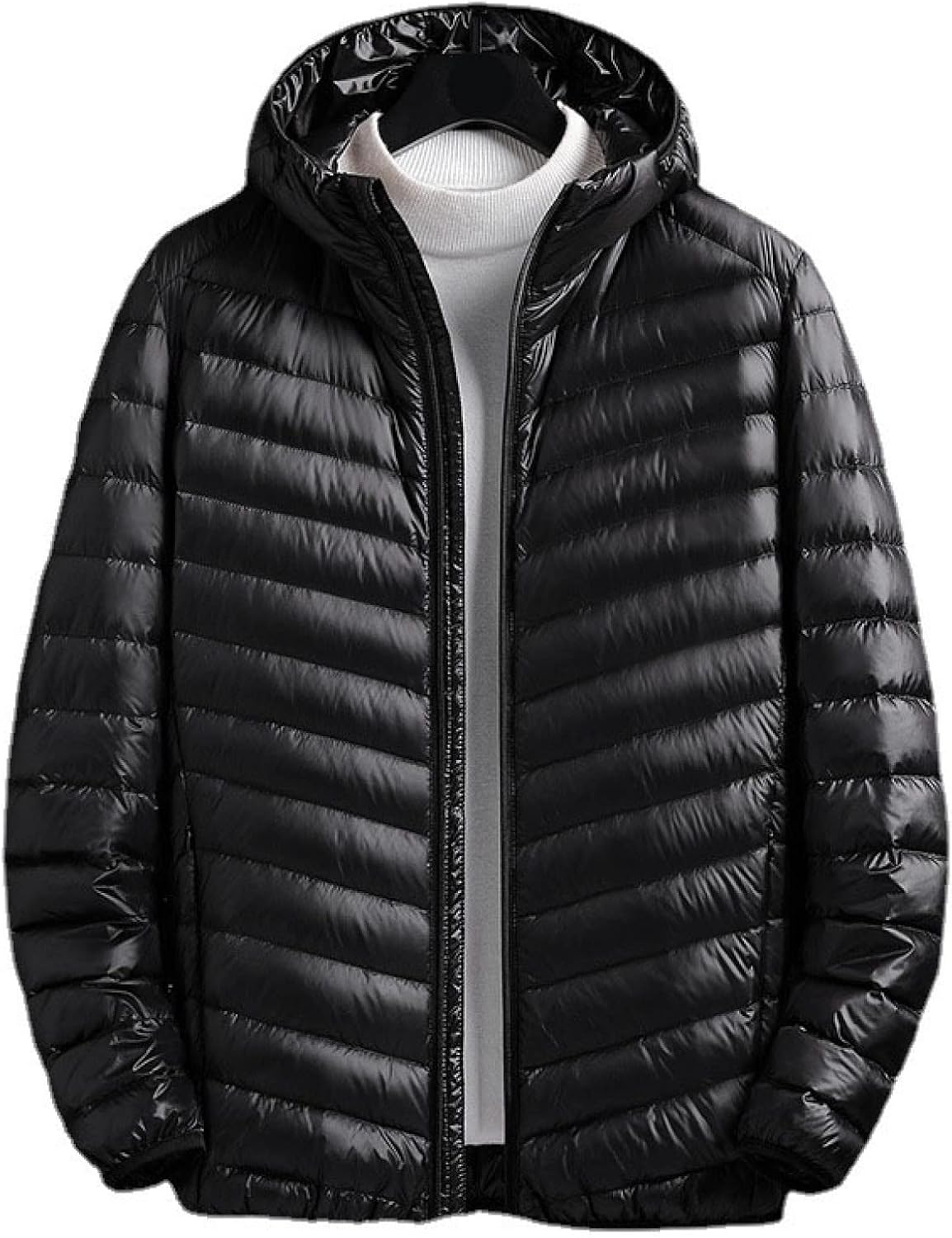 ダウンジャケット メンズ ウルトラライトダウン コート 防寒 防風 軽量 暖かい コンパクト収納 アウトドア ライトダウン 秋冬 メンズ フード付き ダウンコート アウター おしゃれ 立ち襟 秋冬春