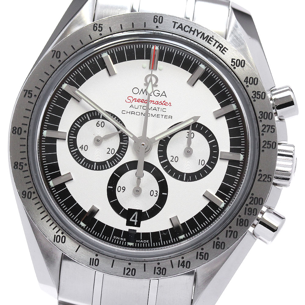 オメガ OMEGA 3506.31 スピードマスター レーシング レジェンド シューマッハ クロノグラフ 自動巻き メンズ メーカーOH済_832765【中古】