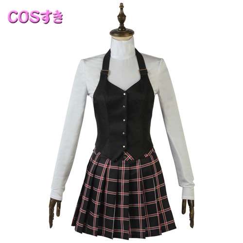 【全店任意2枚購入で100円OFF】新島真 PERSONA5(ペルソナ) the Animation P5A コスプレ衣装 コスチューム 変装