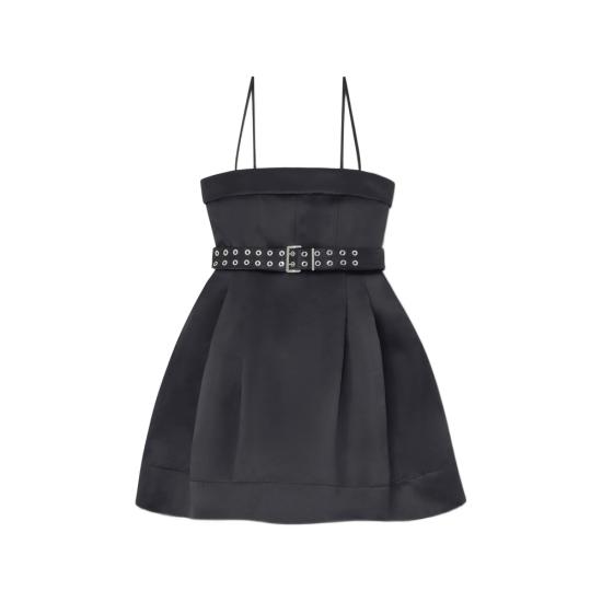 GANNI Women Dresses A1030437 099 BLACK