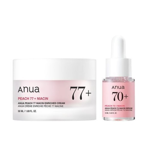 桃77 ナイアシン インリッチド クリーム 50ml 企画（+桃 セラム 10ml）