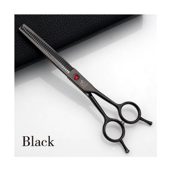フェニスプロフェッショナルジャパン440cペット犬グルーミングシザー間伐鋏6.5インチ用右左手用5色 Black 5,884円