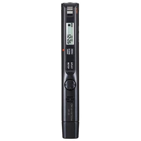 OM SYSTEM VP-20 BLK リニアPCM対応ICレコーダー8GBメモリ内蔵(メタリックブラック) VP20BLKOM