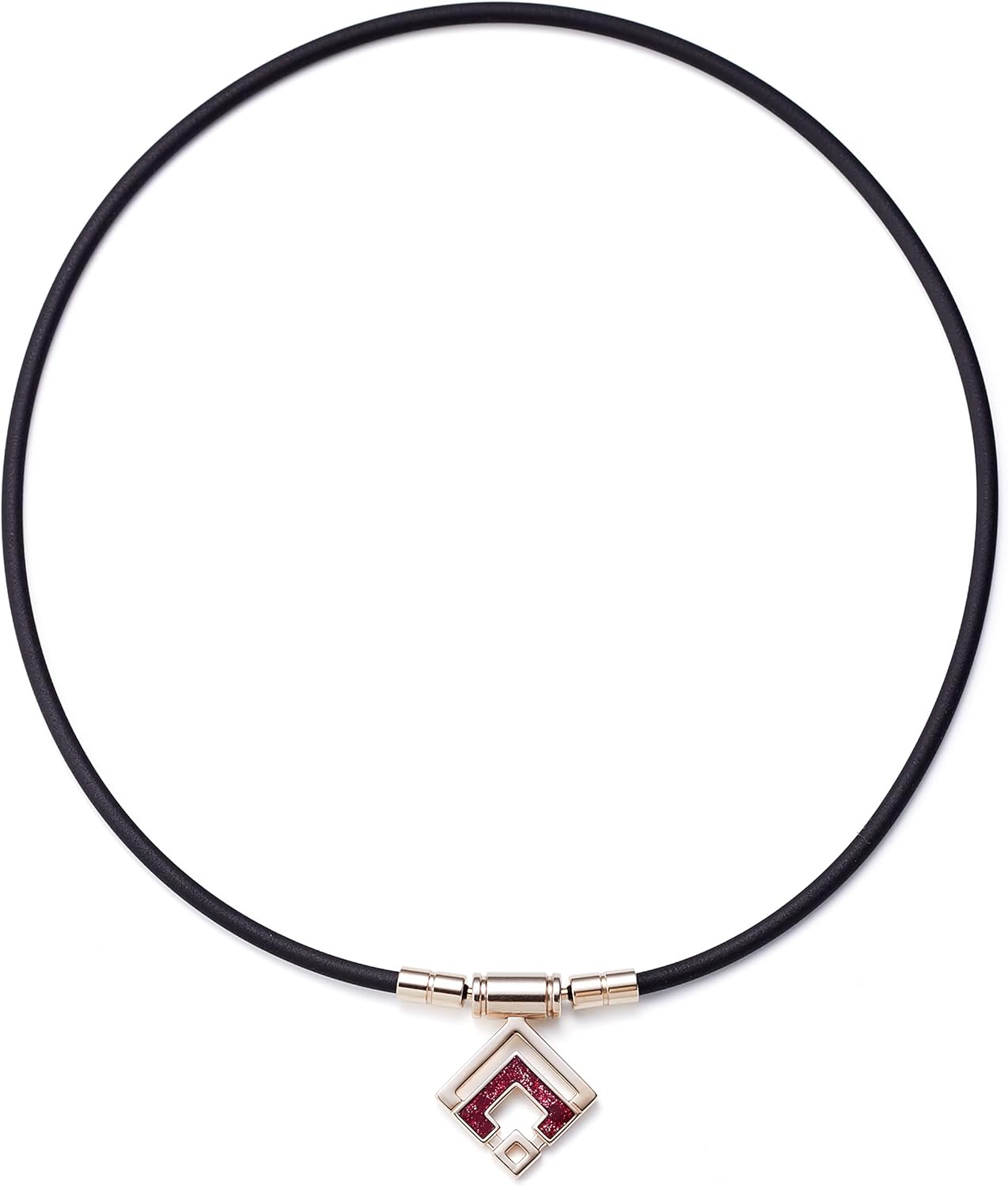 コラントッテ メンズ レディース TAOネックレス スリム ARANmini CPGD レッドラメ M ABARO02M