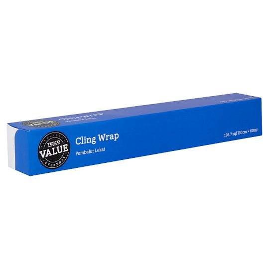 現品限り一斉値下げ！】 Tesco Everyday Value Cling Wrap 193.7 sqf