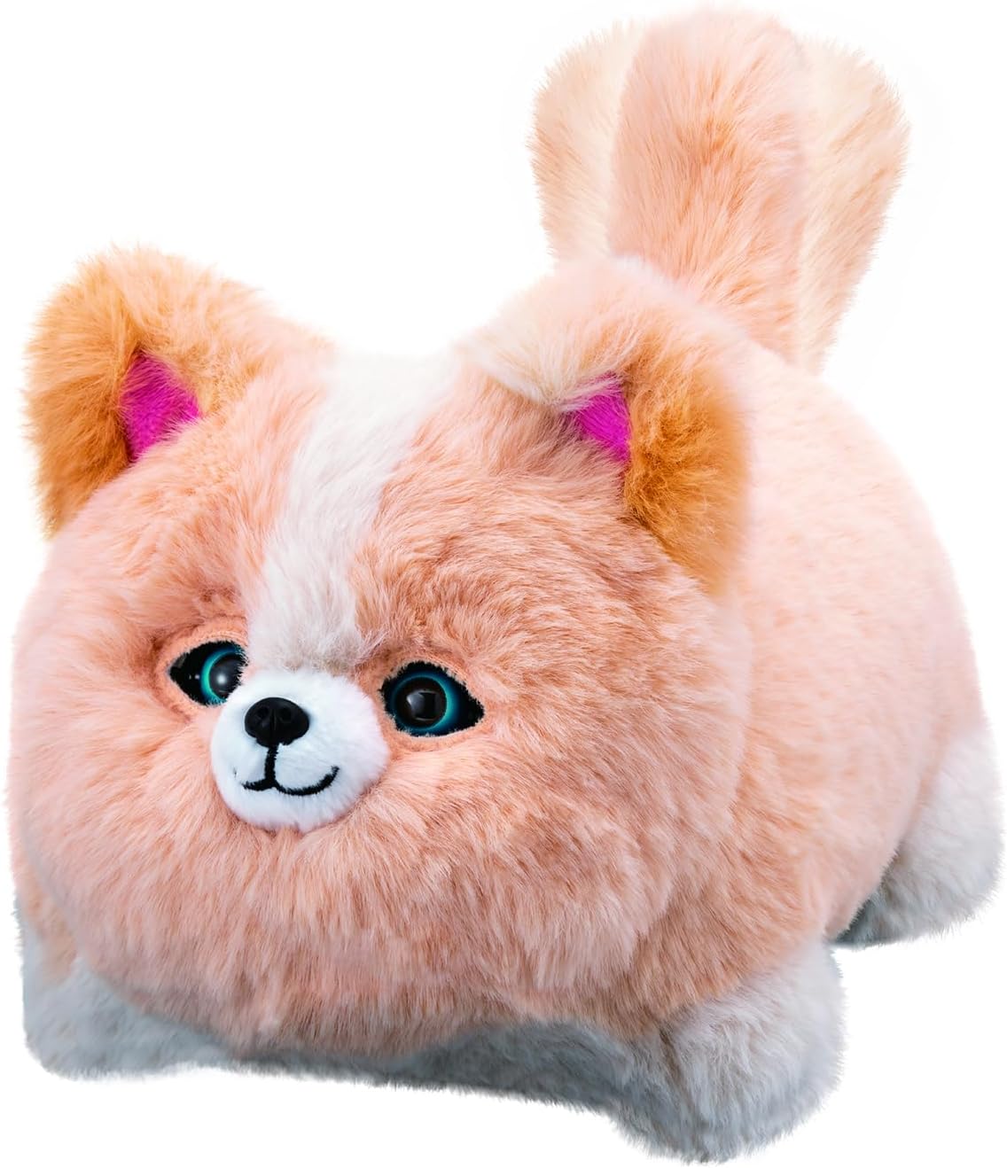 アガツマ(AGATSUMA) ワンだきみは! 動くぬいぐるみ まねっこ 電池式 動くおもちゃ 対象年齢3歳以上 27cm アプリコット