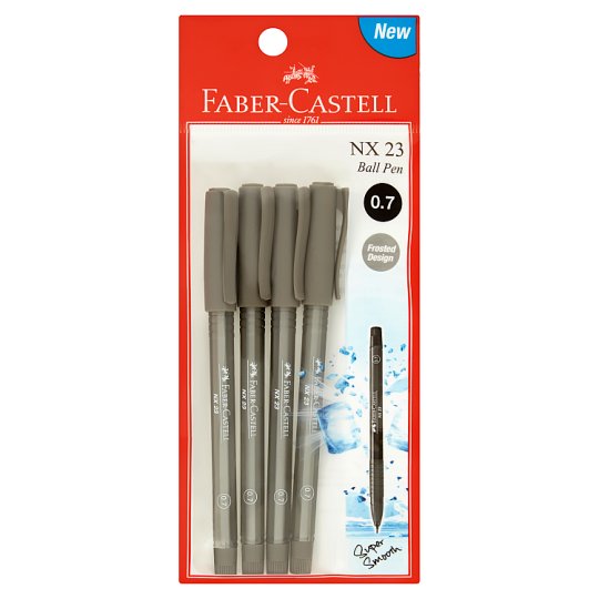 Faber-Castell NX 23 0.7 Black Ball Pen 4pcs