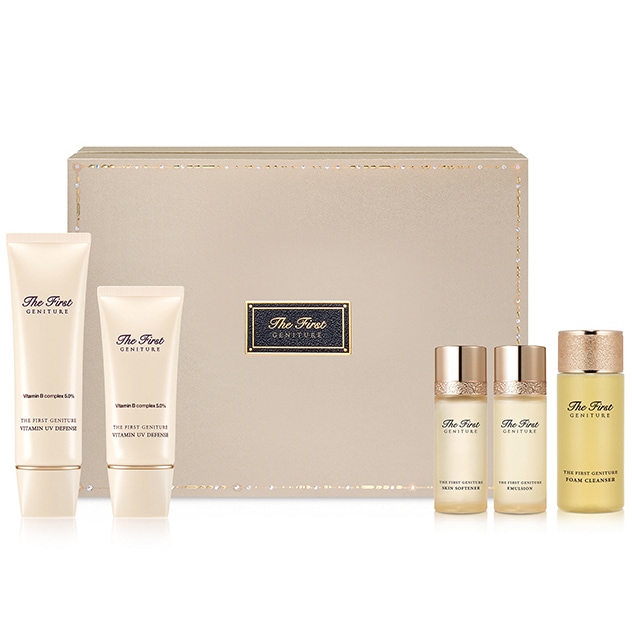 ザ ファースト ゼニチュア ビタミン UV ディフェンス SPF50+/PA++++ 50ml+30ml 企画セット／紫外線カット／シワケア/Geniture