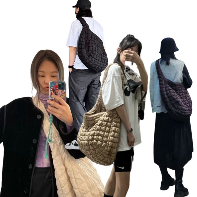 BLACKPINK ジェニ愛用 / COS Quilted Oversized Shoulder Bag / ユニセックス / 関税込 / 正規品 / ストリート/完売間近 / 売り切れ前に！ 18,923円