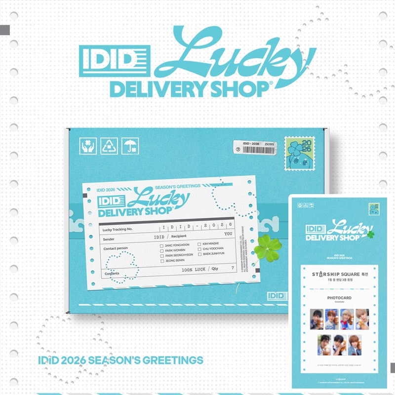 [STARSHIP特典] IDID 2026 SEASONS GREETINGS [IDID LUCKY DELIVERY SHOP] シーグリ シーズングリーティング