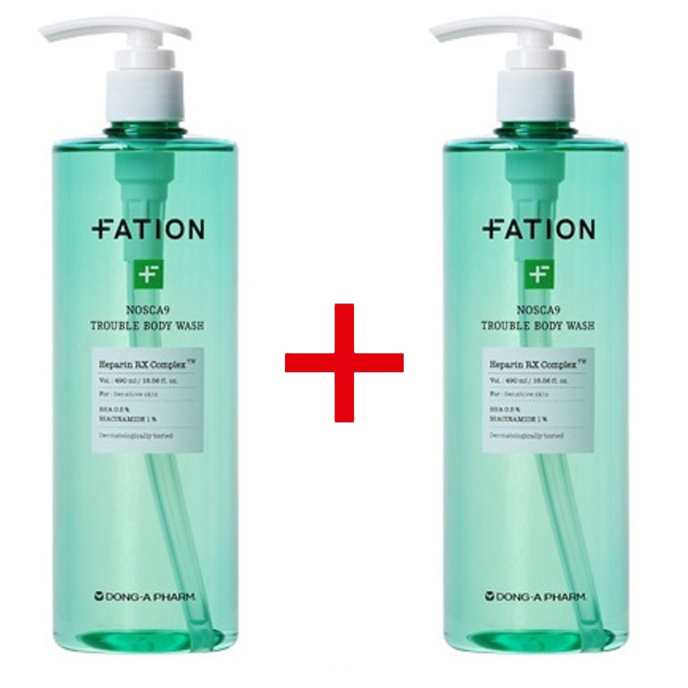 ノスカナイントラブルボディウォッシュ 490ml +490ml 大容量