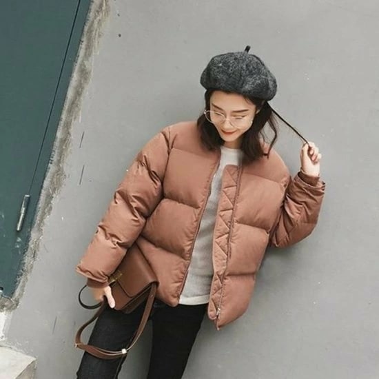 ダウンジャケット レディース 大きいサイズ ダウンコート アウター ショート 冬 冬新作 冬物 冬服 ショートコート 韓国 オルチャン