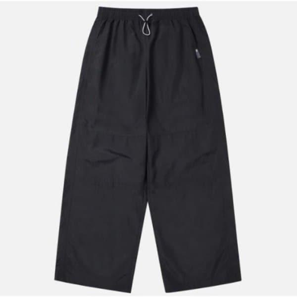 パンツ VQA W251001NPT23-BLK リンクルパラシュートパンツ