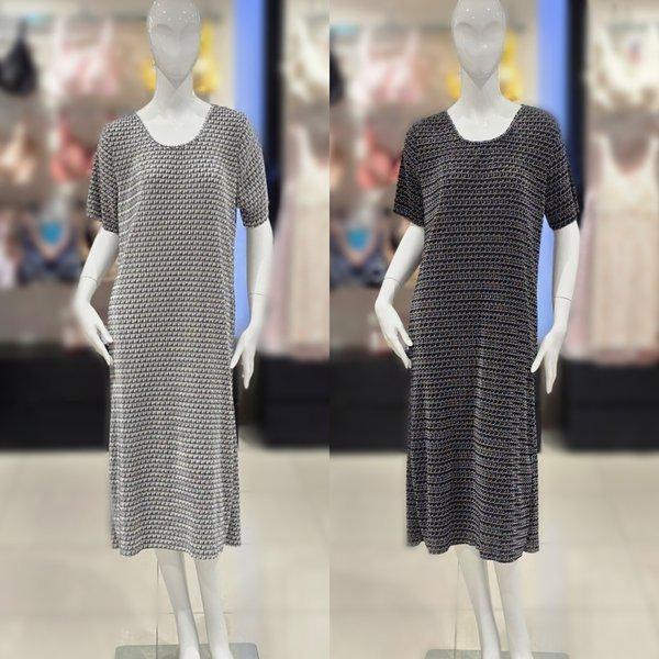 プリーツ紙幾何学模様ワンピース室内着(vev3921L)_s