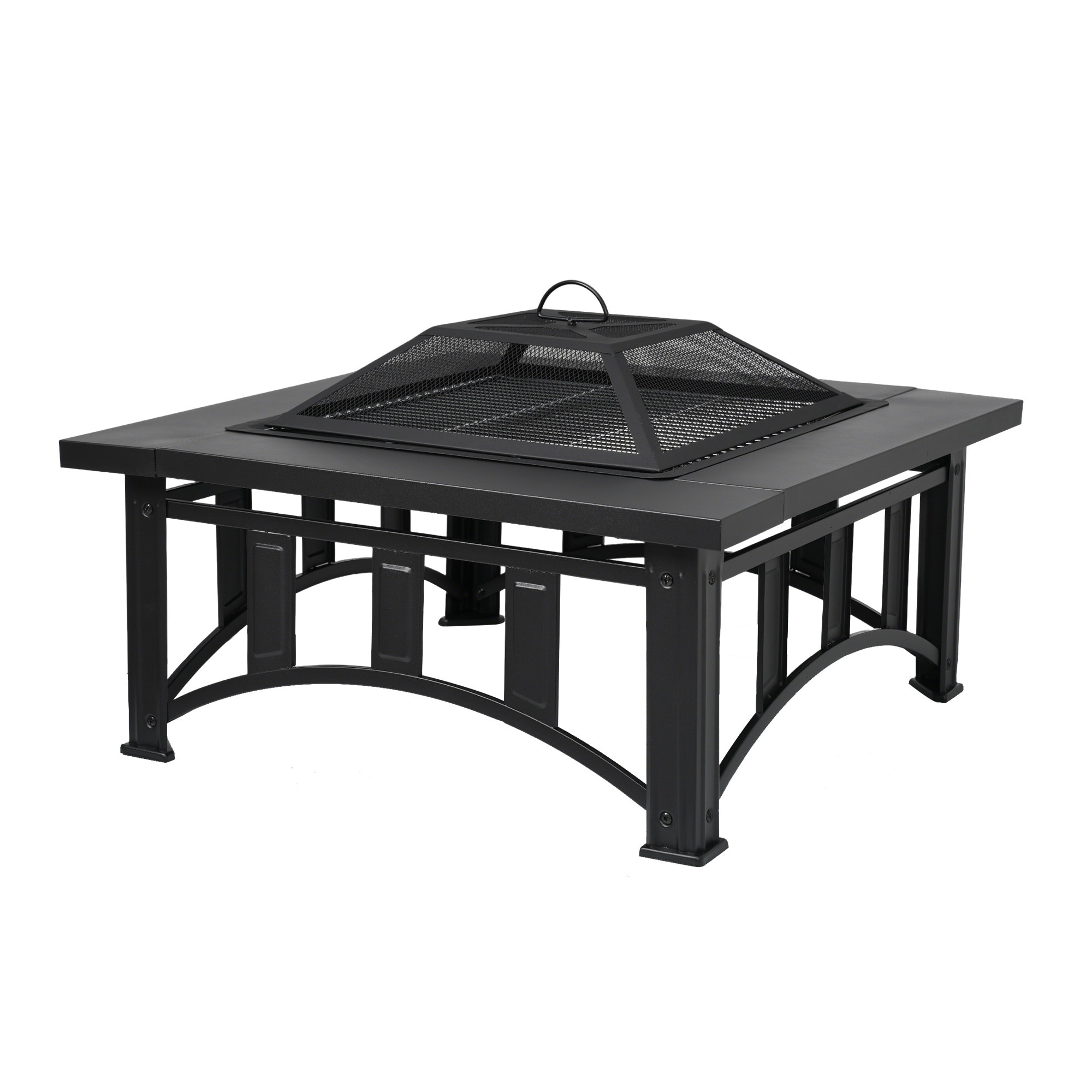 【国内3日内出荷】ファイヤーピット 焚き火台 バーベキューコンロ 焚火台 大型焚火 ファミリーキャンプ キャンプ キャンプグッズ 大型 二次燃焼 BBQ BBQコンロ 焚き火台 屋外 アウトドア【ブラ