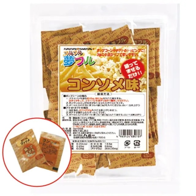 ハニー　ポップコーンフレーバー　夢フル　コンソメ味　3g×50個×20袋入【メーカー直送・代引き不可・時間指定不可・沖縄離島不可】