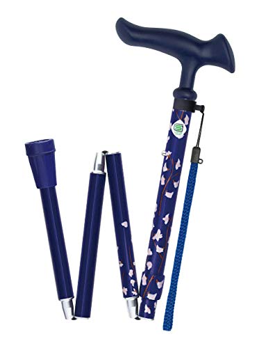 かるがもファムII 折畳/小花ネイビー