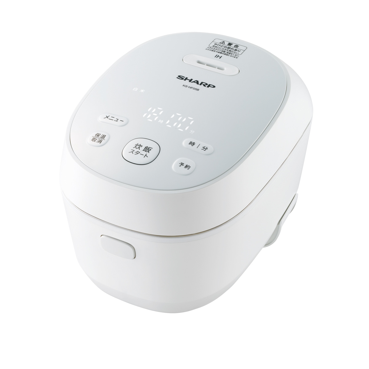 シャープ KS-HF05B-W IH炊飯ジャー（3合炊き）　ホワイト系 KSHF05BW