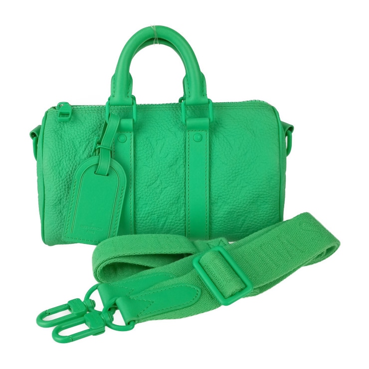 ハンドバッグ キーポル・バンドリエール 25 M20929 MINTY GREEN グリーン系 トリヨン・モノグラム レザー レディース 2WAY ミニボストン【本物保証】