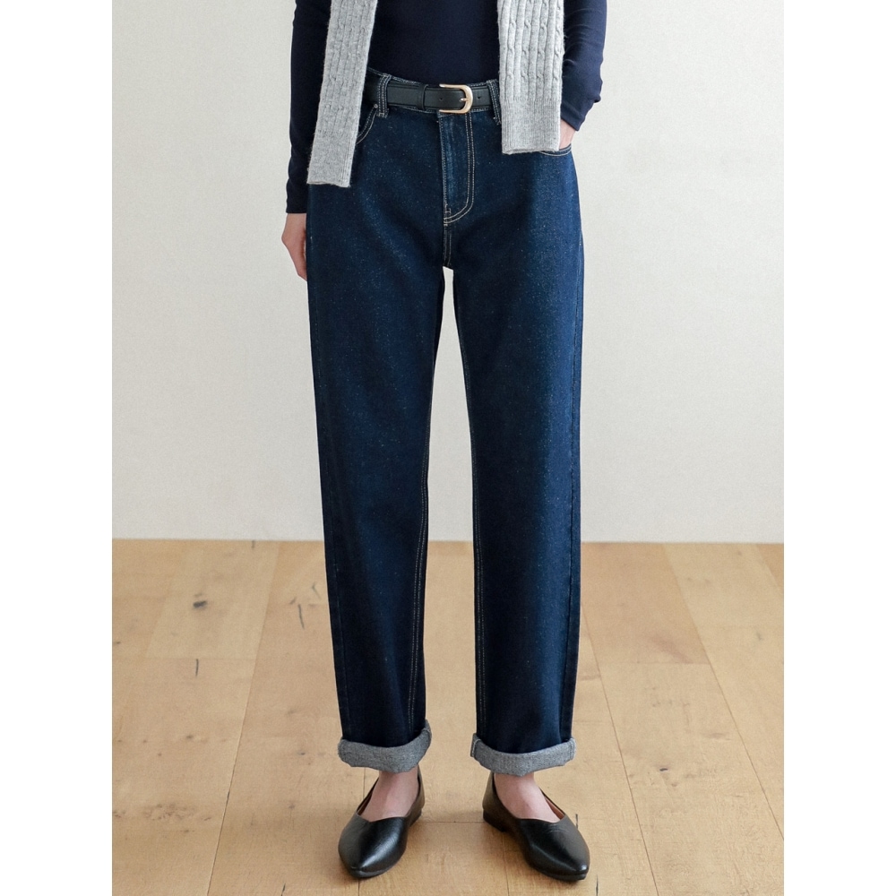 LOSSYROW ロッシーボーイフィットデニムパンツ ノーマルブルー