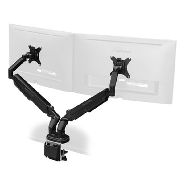 スリムモニターアーム デュアル/ブラック BMA-2SLM-BK