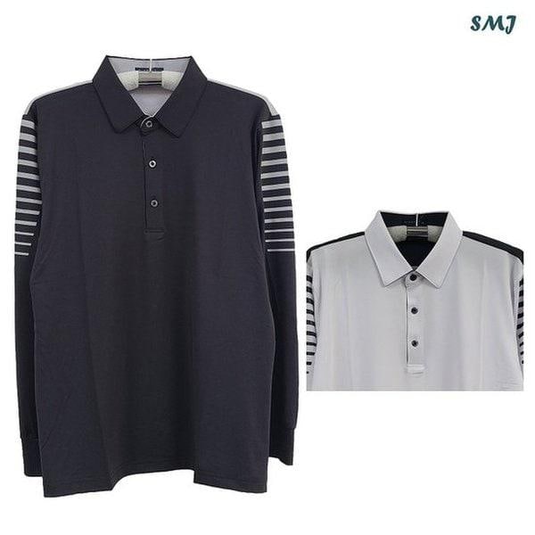 SMJ1767 メンズ 長袖 ポロシャツ クール生地 中年男性 長袖Tシャツ 春夏初秋 4,827円