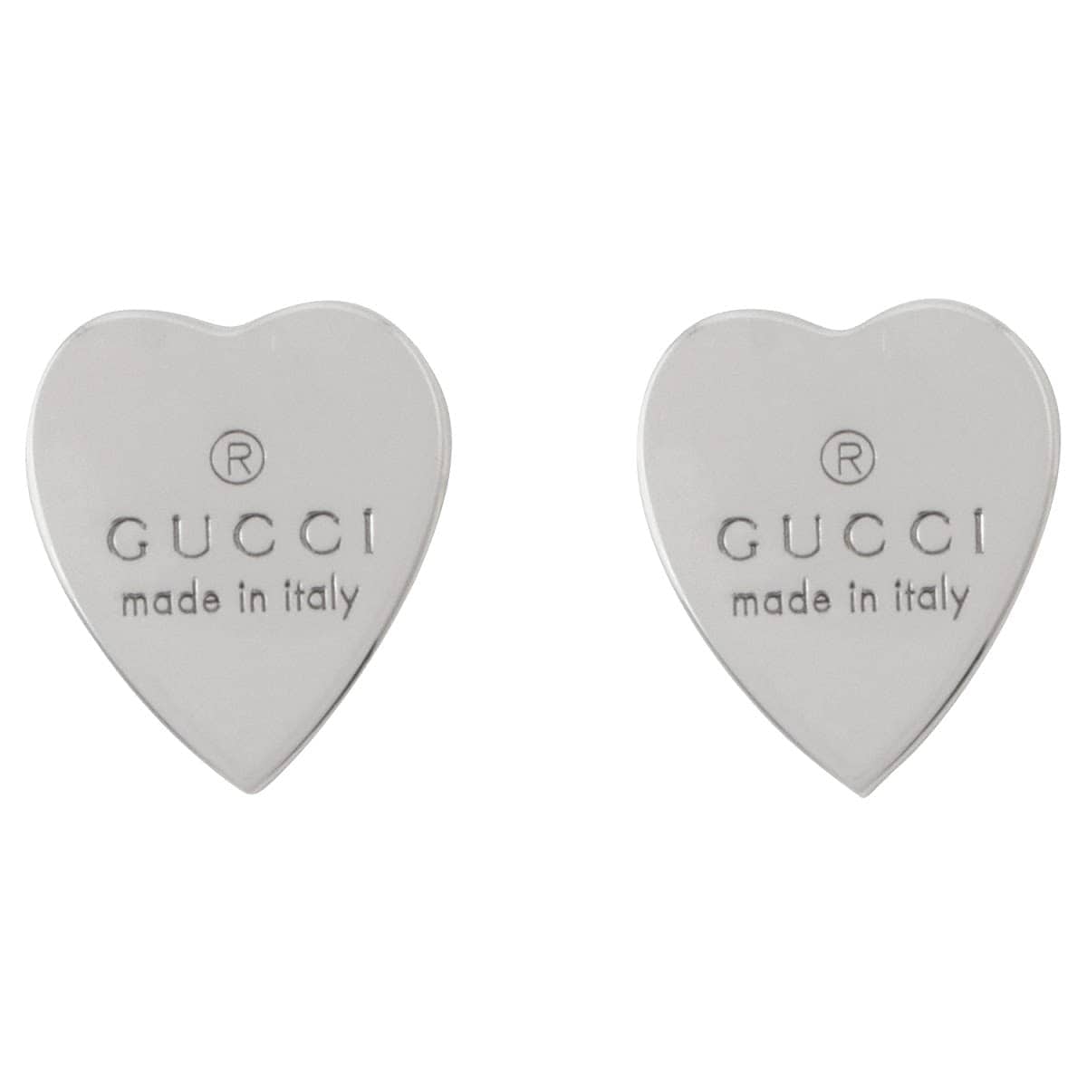 グッチ ピアス GUCCI レディース ユニセックス ハートモチーフ スタッド シルバー アクセサリー TRADEMARK 223990-J8400-8106