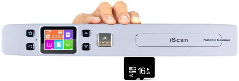 Inlight iscan02 ハンディスキャナー 携帯式ハンディスキャナー モバイルスキャナ JPEG PDF OCRスキャナ ポータブルスキャナー A4 CIS 1050dpi