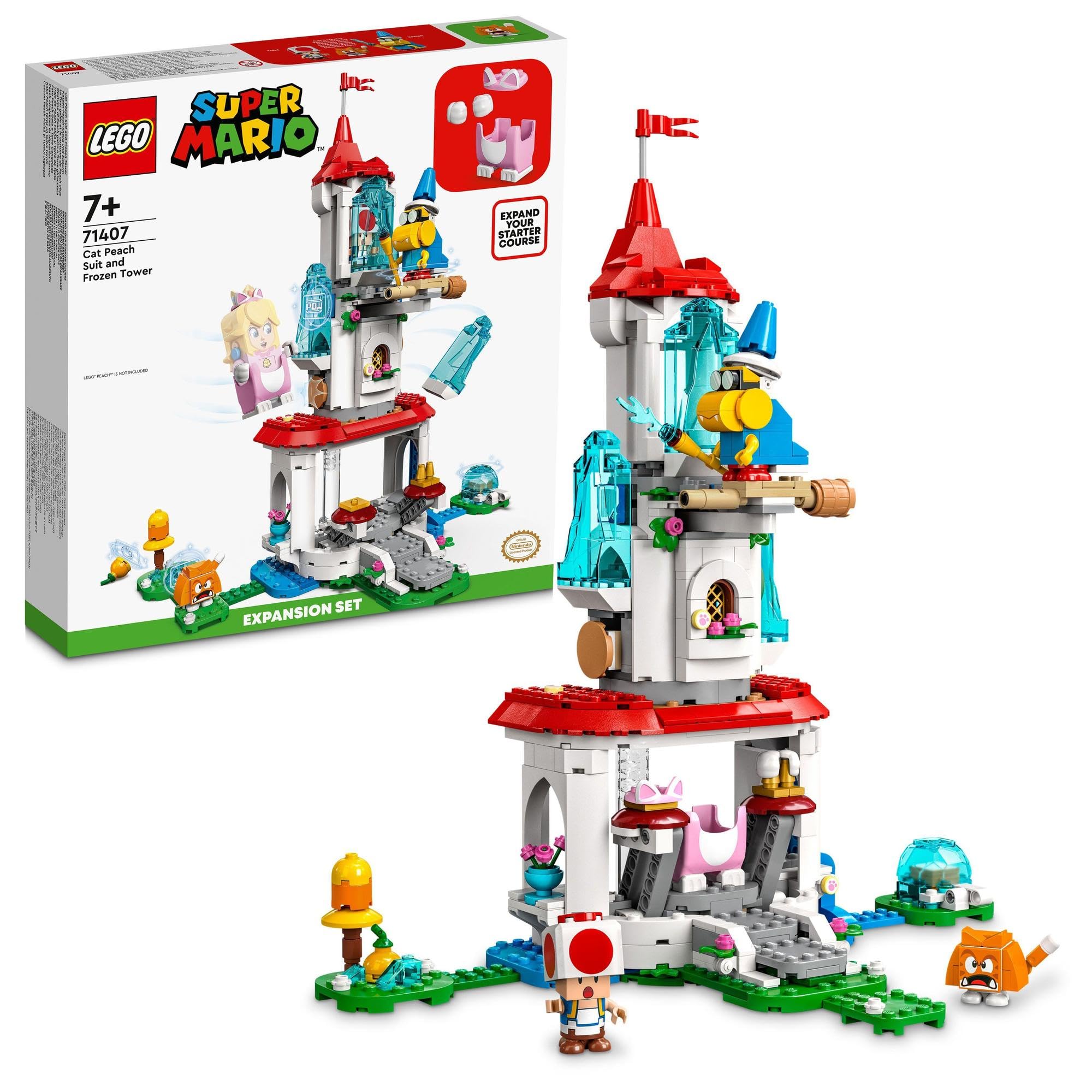 レゴ(LEGO) スーパーマリオ ネコピーチ パワーアップ と こおったとう チャレンジ 71407 おもちゃ ブロック プレゼント テレビゲーム 男の子 女の子 7歳以上