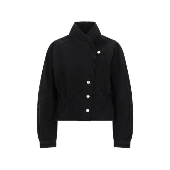 ISABEL MARANT ETOILE Women Denim Jackets D1H02I VE0614FA 02FK BLACK