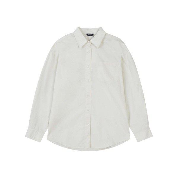 [] 女性) ルーズフィット ポケット コットン シャツ (B255SH500P) [P003809174]