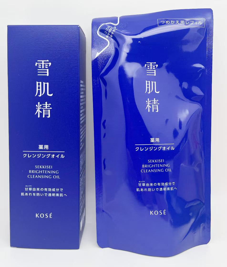 薬用雪肌精　ブライトニング　クレンジング　オイル　本体+レフィルセット