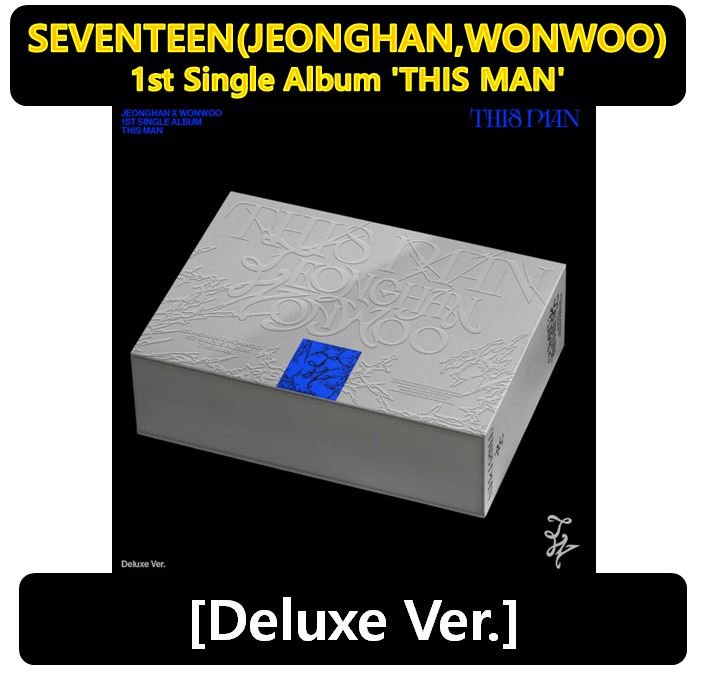 【SEVENTEEN JEONGHAN,WONWOO】[Deluxe Ver.] - 1st Single Album (THIS MAN)