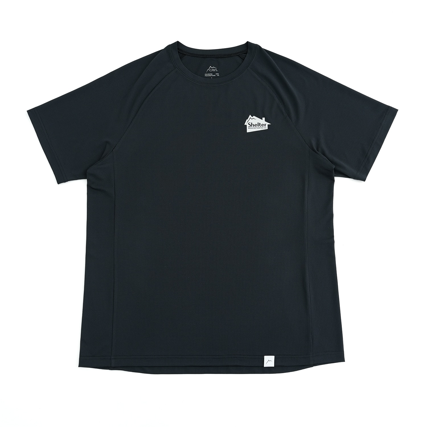 【CAYL】26SS CAYL X Manufact Shelter Short Sleeve : Black