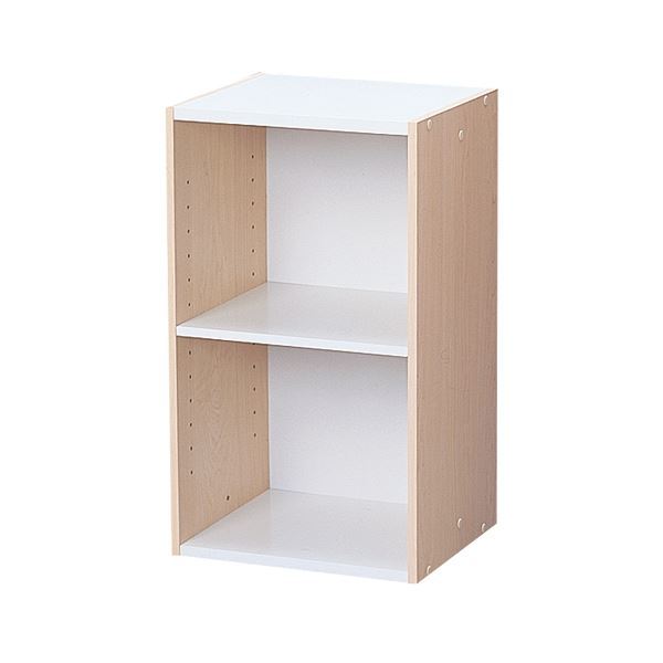 （まとめ） アイリスオーヤマ スペースユニット 2段 W350H600mm UB-6035 1台 2セット