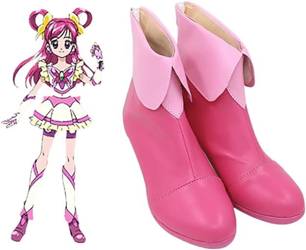 プリンセスプリキュア！ 風 キュアドリーム（梦原 のぞみ）コスプレ靴 シューズ 靴 ハロウィン クリスマス コスチューム