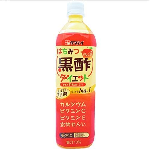 【送料無料】タマノイ酢 はちみつ黒酢ダイエット 900ml PET 2ケース(24本) 6,523円