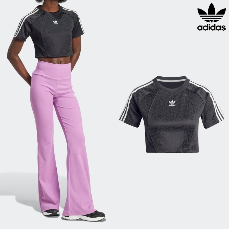 [ADIDAS] アディダス レディース 半袖ベビーTシャツ ブラック / BABY JERSEY TOP BLACK 5,225円
