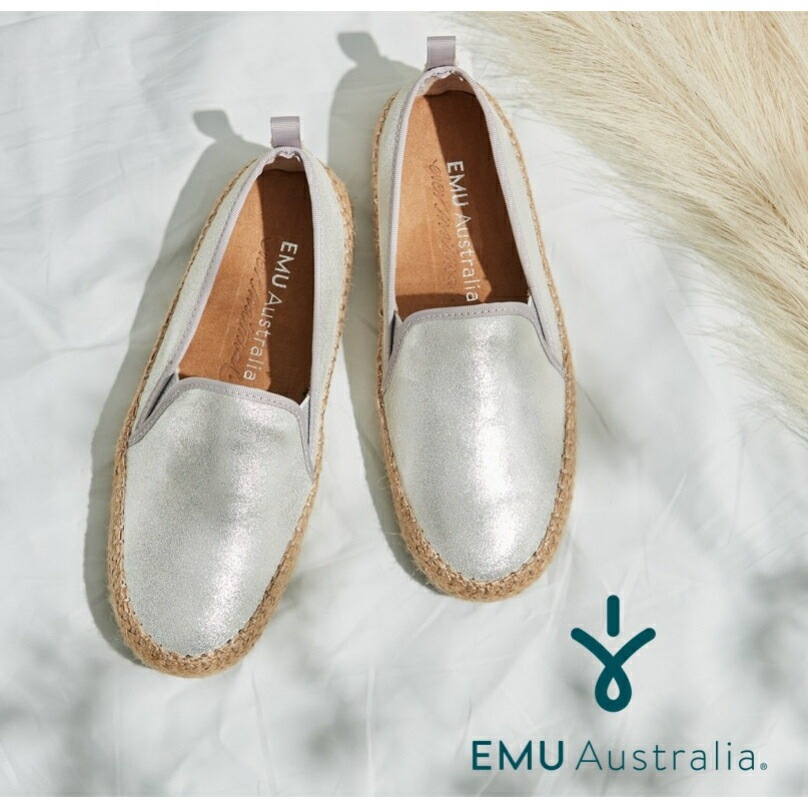 【公式】EMU Australia Gum Metallic エスパドリーユ スリッポン レディース メンズ デッキシューズ シューズ 正規 通販