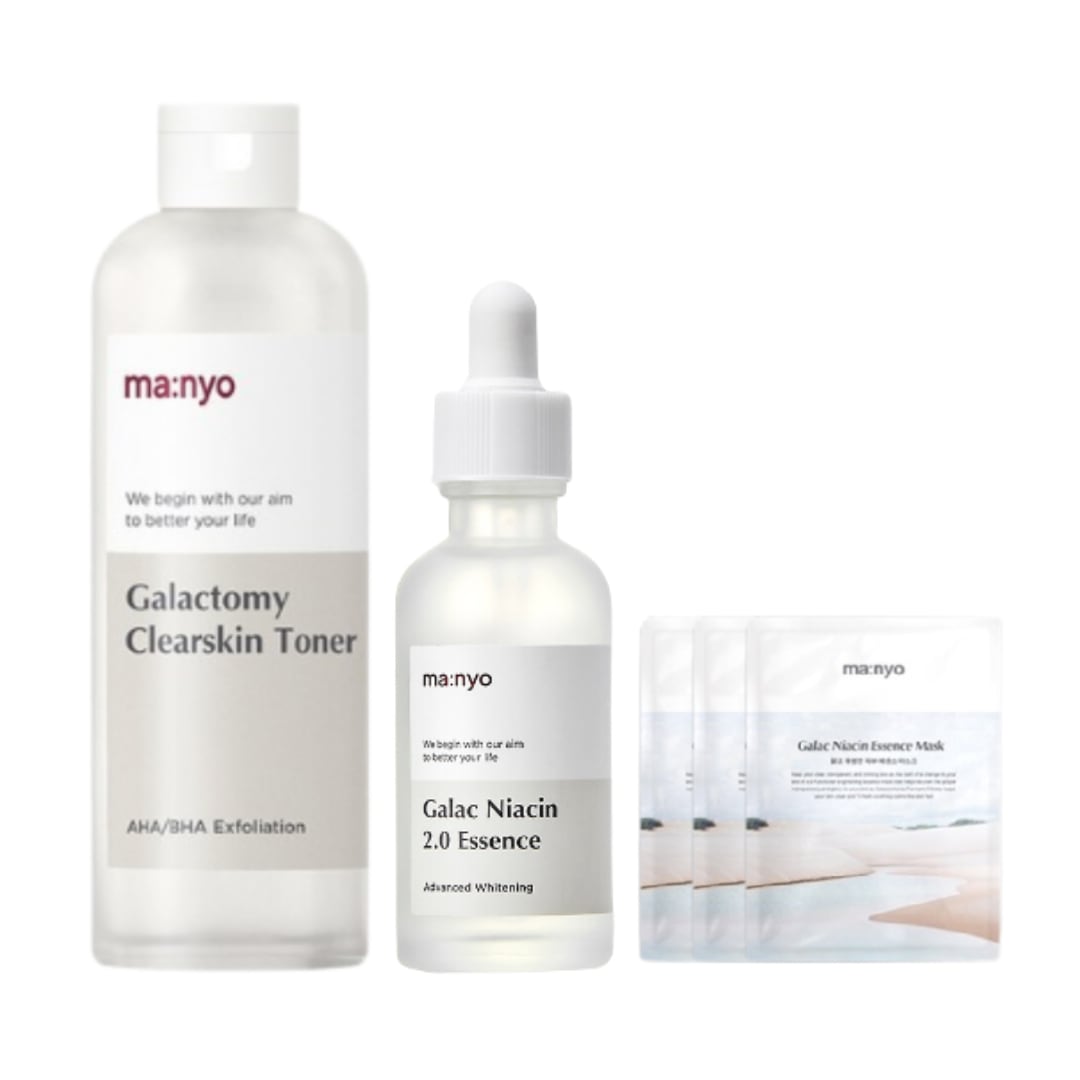 ガラクトミークリアスキントナー210ml+ ガラクナイアシンエッセンス50ml +マスク3枚