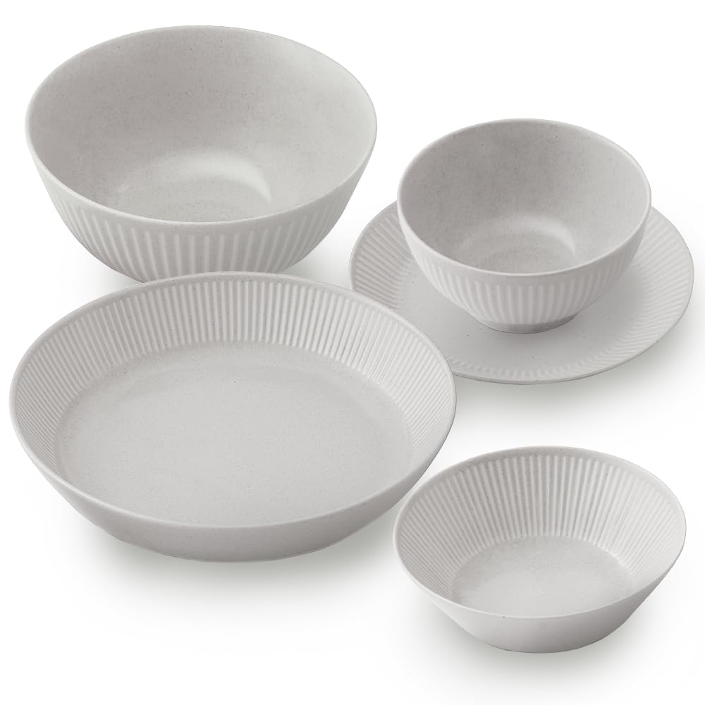 即日発送 アイリスオーヤマ 食器セット一人暮らし 5点セット グレー 食洗機 電子レンジ対応 MNW-5S