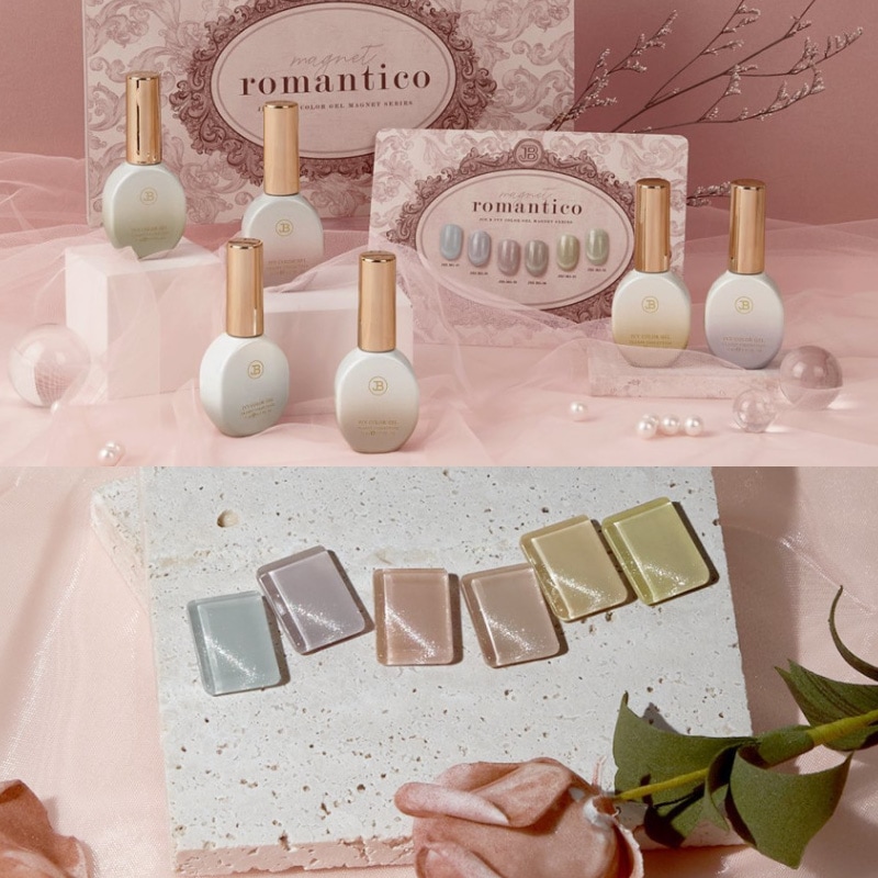 [GRACIA JIN B] 【romantico】 パールマグネットジェル 11ml 6色 セット