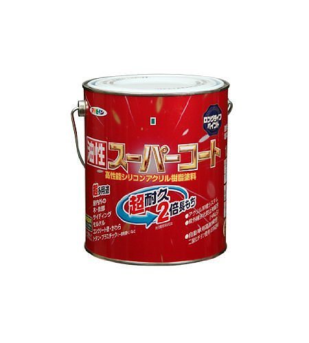 （まとめ買い）油性スーパーコート 1.6L ストーンブルー [x3缶セット]