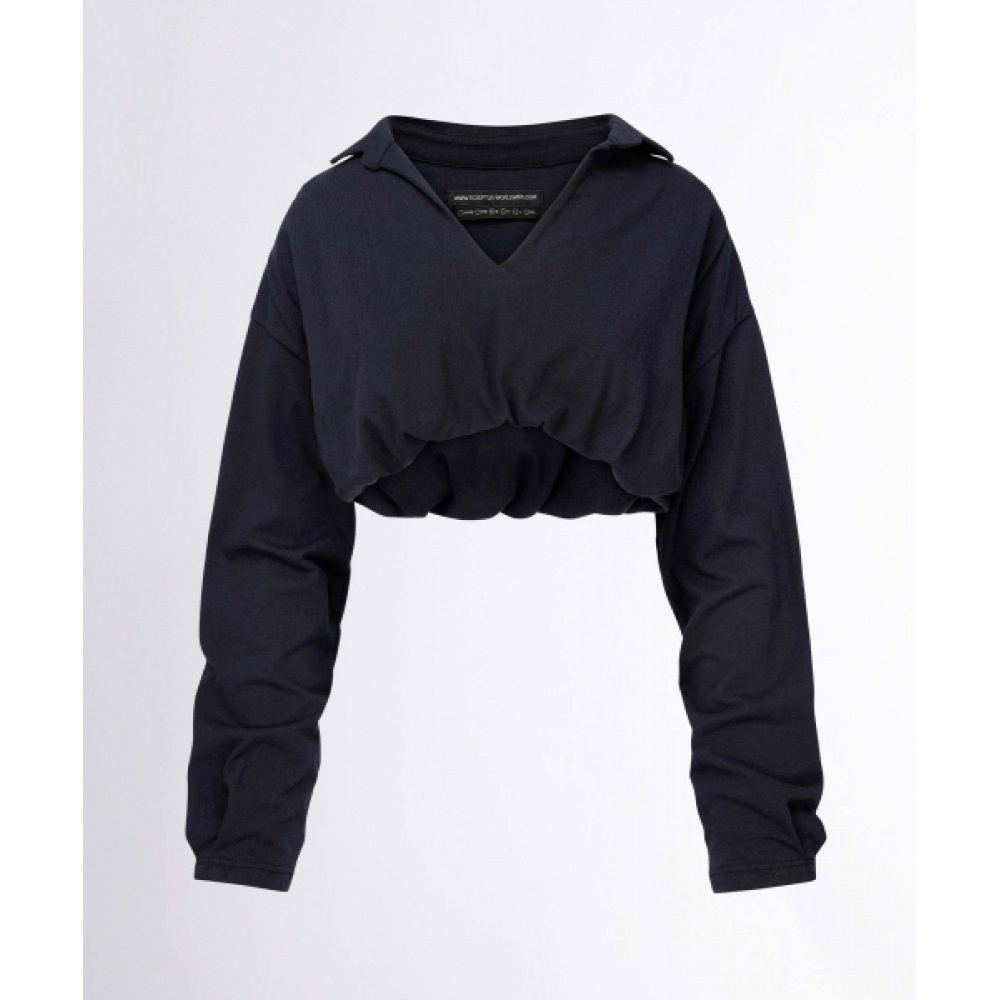 SCULPTOR グッドガールスウェットシャツネイビー