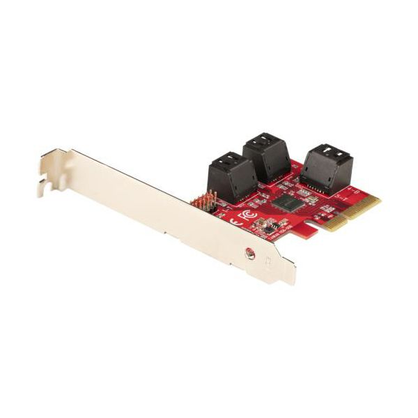 StarTech.com SATA 6ポート増設PCI Expressインターフェースカード 6P6G-PCIE-SATA-CARD1個