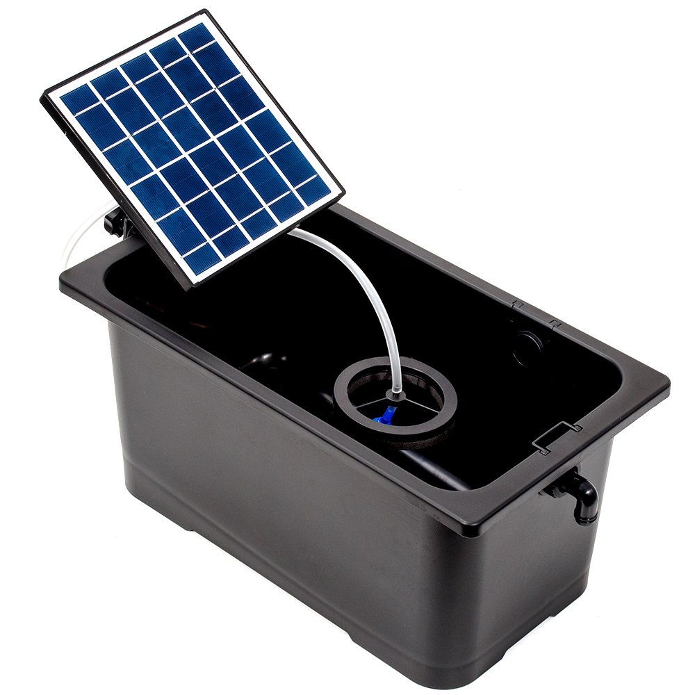 テトラ　じょうろでキレイメダカ鉢　４０　ソーラー　エアレーションセット　金魚鉢　ＣＲＣ10―11―06―00―00