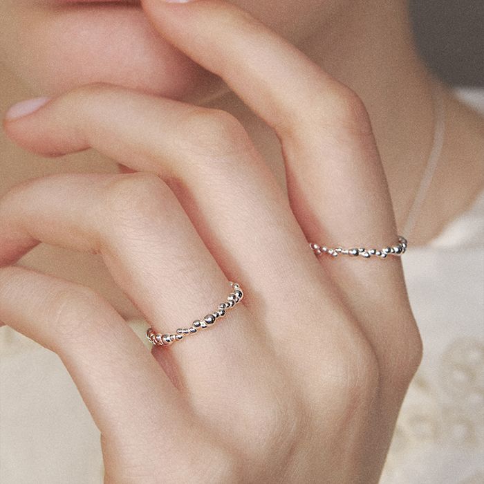 bubble ring おしゃれ 韓国芸能人着用 韓国ファッション