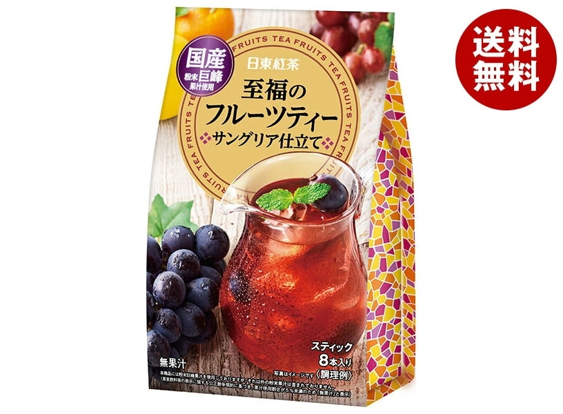三井農林 日東紅茶 至福のフルーツティーサングリア仕立て (9.5g×8本)×24(6×4)袋入