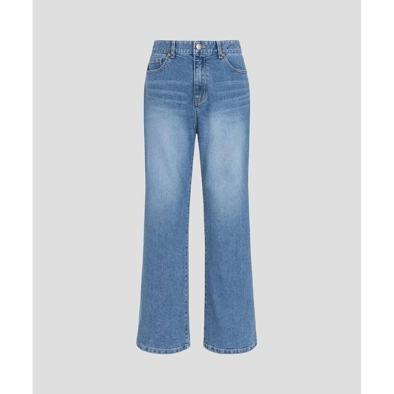 BEANPOLE LADIES ブーツカットデニム スカイブルー (BF6221E12Q) BF6221E12Q 405996